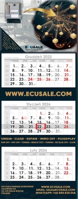 calendário ECUSALE 2026